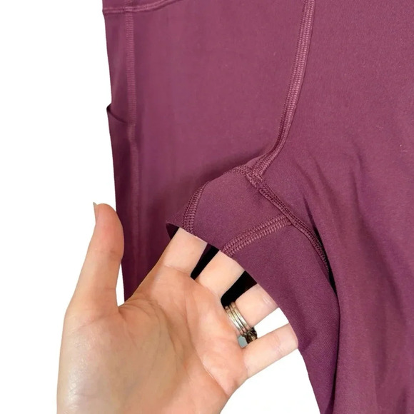 Lululemon Pace Rival Crop *22" Full On Luxtreme in Dark Adobe W6AV0S - Picture 7 of 10